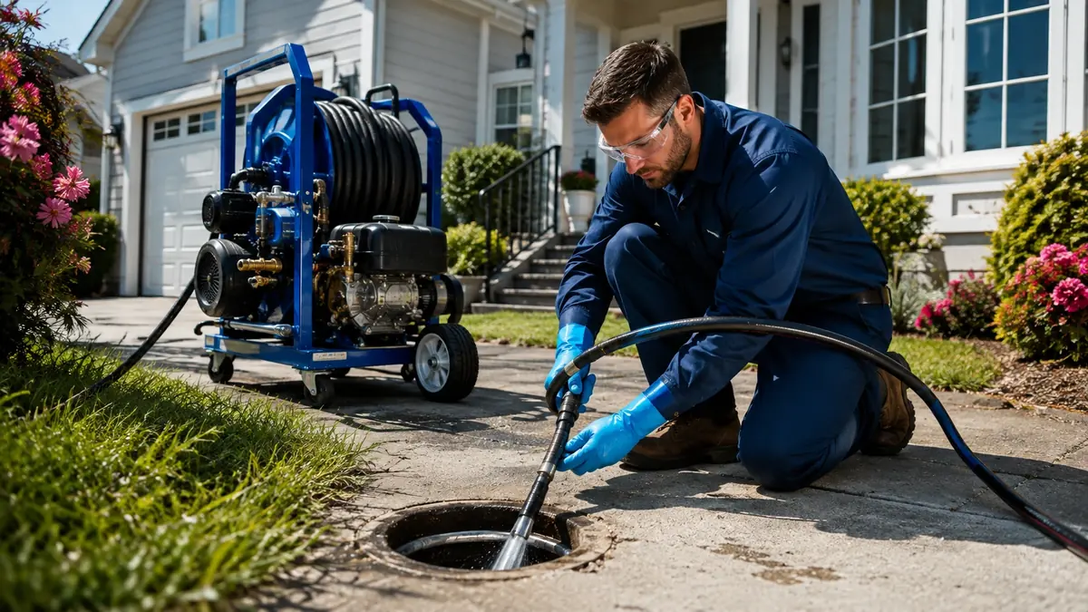 Residential Hydro Jet Drain Cleaning in Mecca