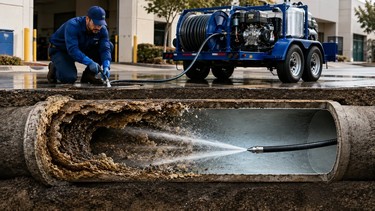 Sewer Pipe Descaling in Mecca